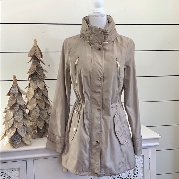 MICHAEL Michael Kors Jackets & Blazers - Michael Kors Lightweight Woven Anorak- Small Taupe